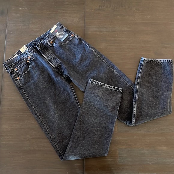 NWT 501 Original Levi’s straight leg jeans dark wash - Picture 8 of 9